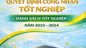 Danh sách tốt nghiệp năm 2023-2024