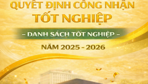 Lễ công nhận tốt nghiệp 2025-2026