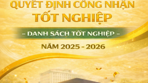 Lễ công nhận tốt nghiệp 2025-2026