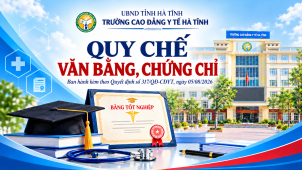 Quy chế Văn bằng, Chứng chỉ Y tế Hà Tĩnh